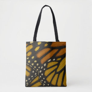 Mariposa Orange & Yellow Monarch Butterfly Wing Tote Bag