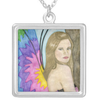 Mariposa's Wings Silver Plated Necklace