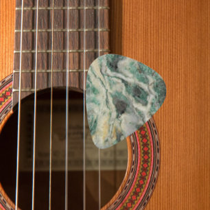 Mariposite Mineral Stone Guitar Pick