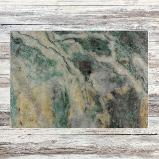 Mariposite Mineral Stone Pattern Cutting Board (In Situ)
