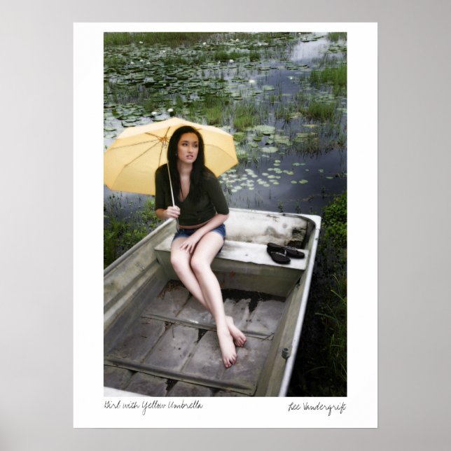 Maris-7069, Girl with Yellow Umbrella, Lee Vand... Poster (Front)