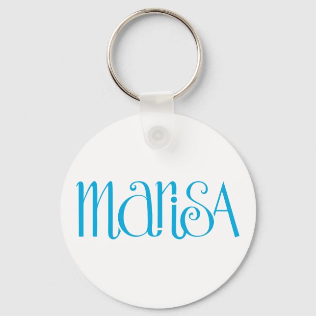 Marisa turquoise blue Keyring (Front)