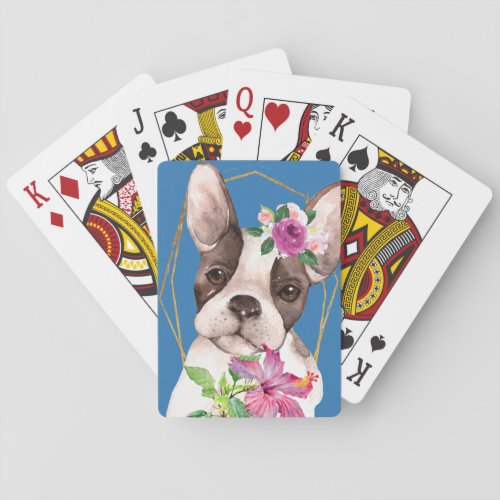 Marisol the Fancy French Bulldog Playing Cards
