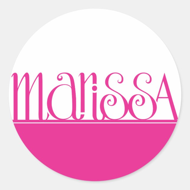 Marissa cherry pink Sticker (Front)