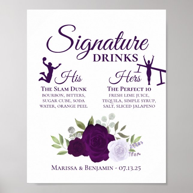 Marissa Signature Drinks Poster (Front)