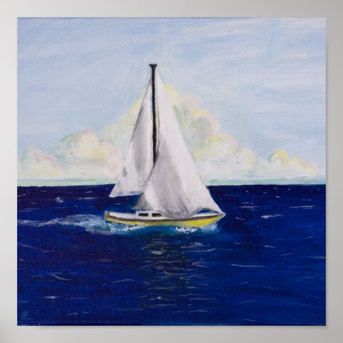 marissa's sailboat poster