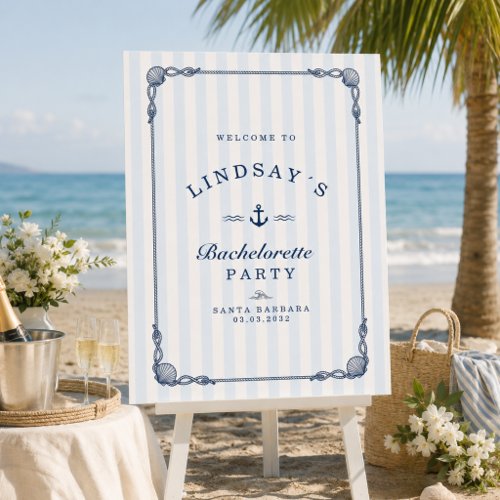 Maritim Bachelorette Party Welcome Foam Board