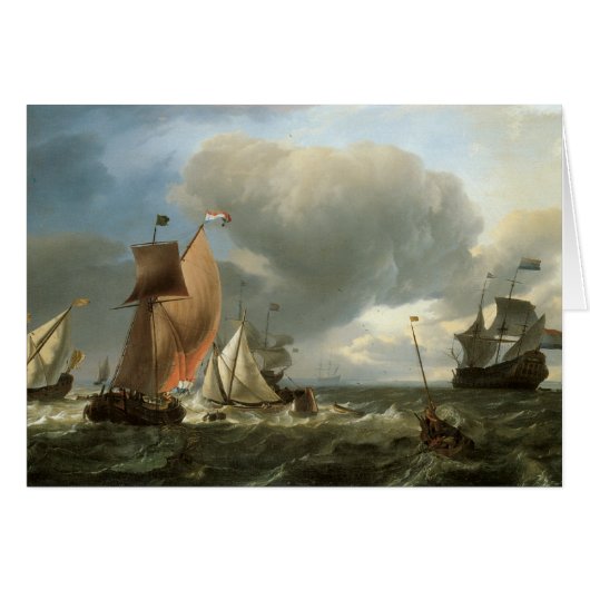 Maritime Fine Art Blank Card (Front Horizontal)