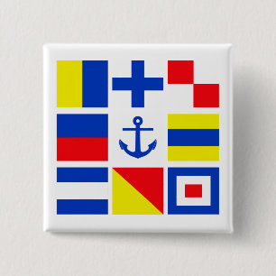 Maritime flags button