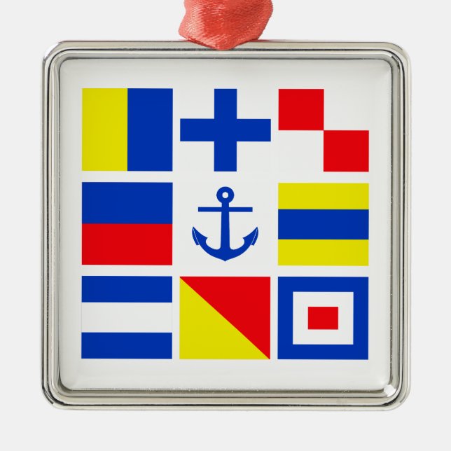 Maritime flags ornament (Front)