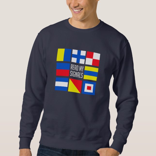 Maritime flags shirt - choose style & color (Front)