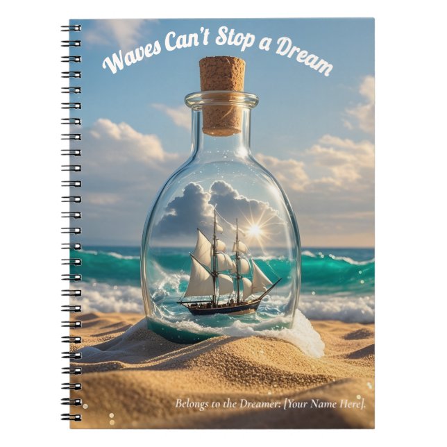 Maritime Magic Vessel Notebook (Front)