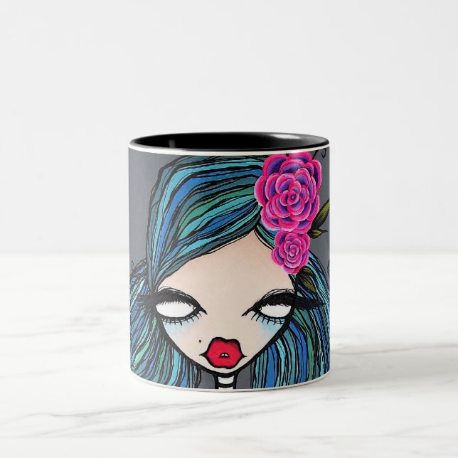 "Maritime" Mug, Black Two-Tone Coffee Mug (Center)