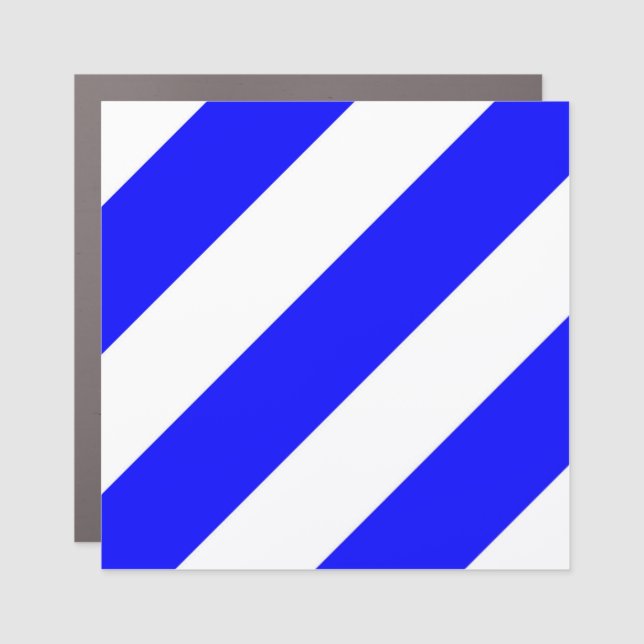 maritime nautical alphabet number six symbol flag  car magnet (Front)