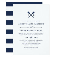 Maritime | Nautical Monogram Wedding Invitation