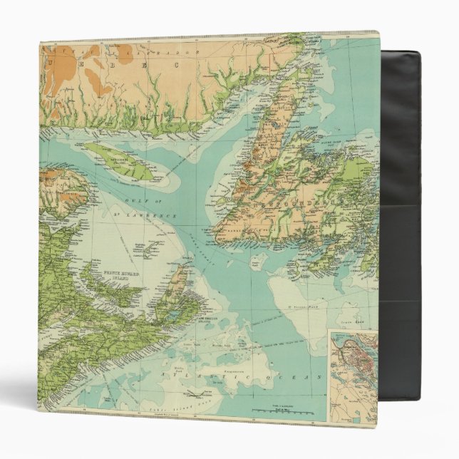 Maritime Provinces & Newfoundland 3 Ring Binder (Front/Inside)