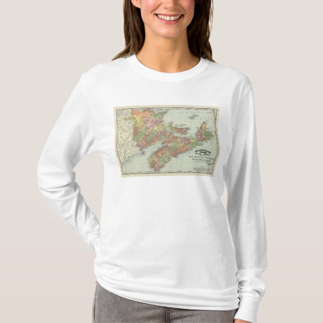 Maritime Provinces of Canada T-Shirt (Front)
