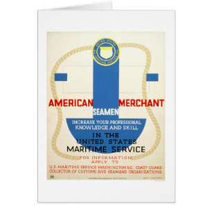 Maritime Service Recruiting Poster - WPA