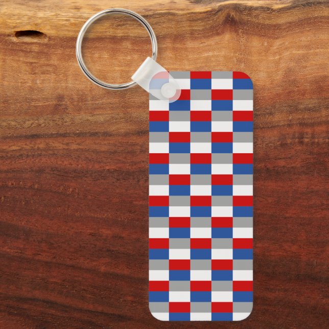 Maritime Sunrise Color Combination Keychain (Front)