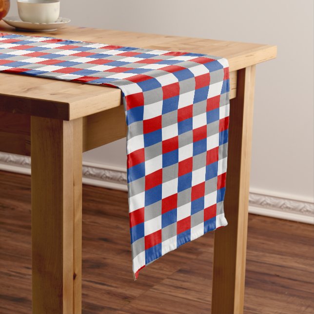 Maritime Sunrise Color Combination Short Table Runner (In Situ)