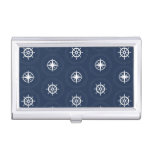 Maritime Tool Pattern Business Card Holder