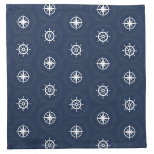 Maritime Tool Pattern Cloth Napkin