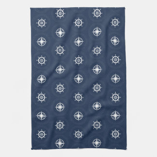 Maritime Tool Pattern Kitchen Towel