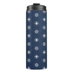 Maritime Tool Pattern Thermal Tumbler