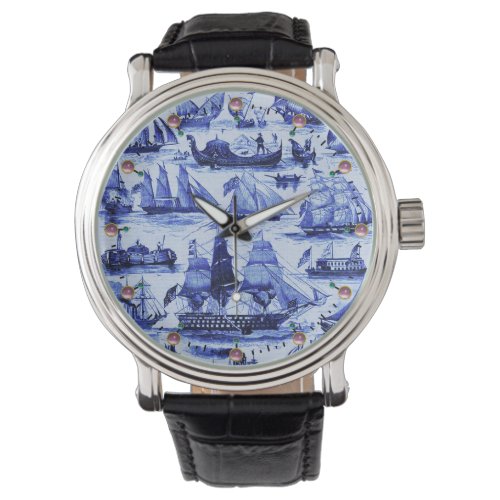 MARITIMEVINTAGE SHIPSSAILING VESSELSNavy Blue Watch