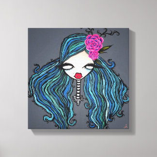 "Maritime" Wrapped Canvas, 12"x12" Canvas Print