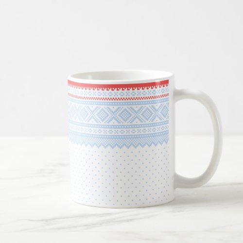 Mariusgenser Christmas Sweater Pattern Coffee Mug