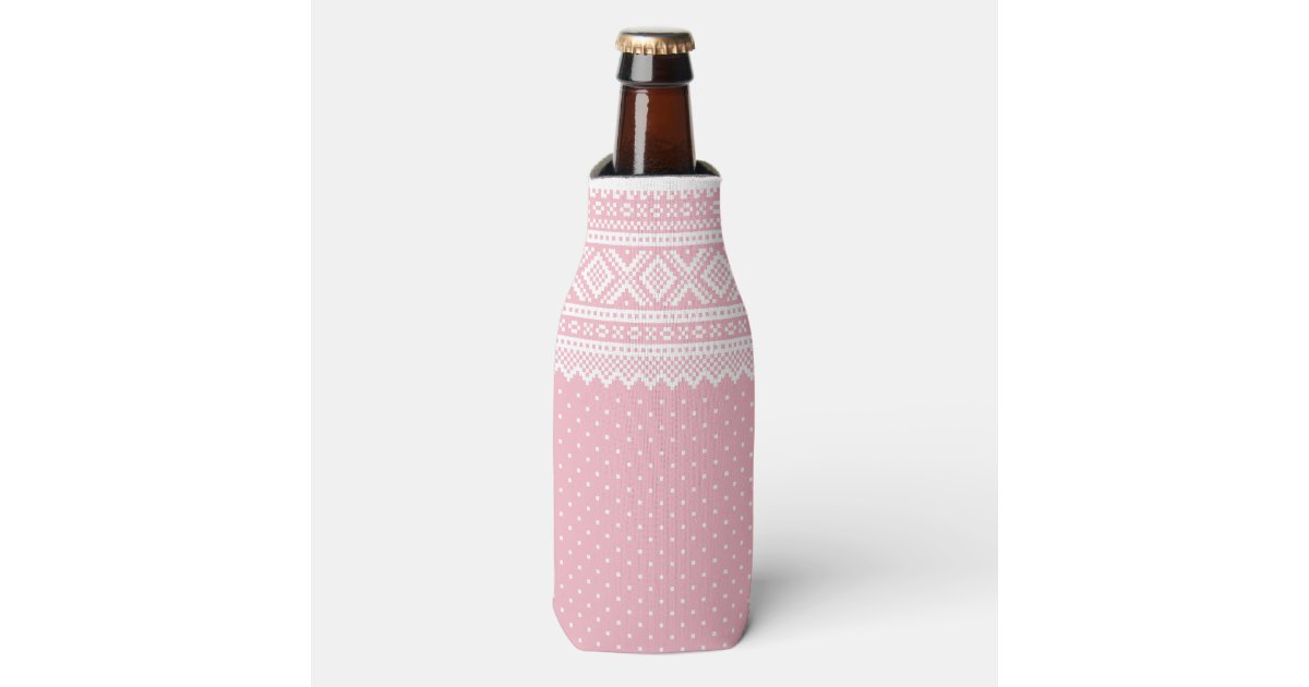 Christmas Tree Pattern Zipper Beer Bottle Coolie