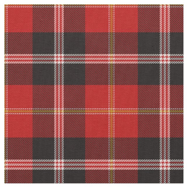 Marjoribanks Clan Tartan Fabric (Close Up)