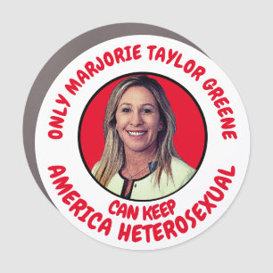 Marjorie Taylor Greene Keep America Heterosexual Car Magnet
