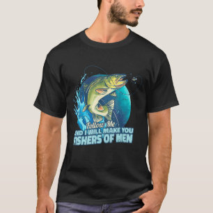 Mark 117 Verse Christian Discipleship Fishers Of M T-Shirt