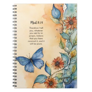 Mark 11:24, Christian Bible Verse Design 