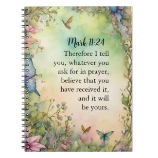 Mark 11:24 Christian Watercolor Image