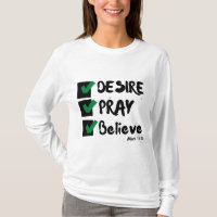 Mark 11:24 KJV Bible Scripture Woman's T-Shirt