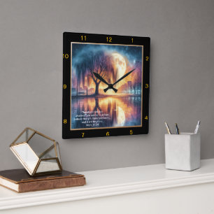 Mark 11:24 Prayer Clock Custom Believe Personalize