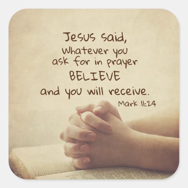 pray and believe