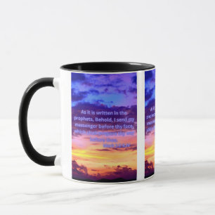 Mark 1:2 KJV Bible Verse Pic Two-Tone Mug