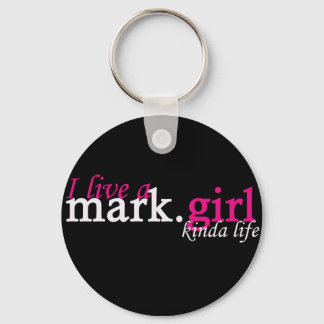 mark.girl kinda life keychain