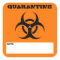Mark incoming packages with quarantine sign