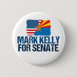 Mark Kelly for Senate 2022 Arizona Election Flag Button