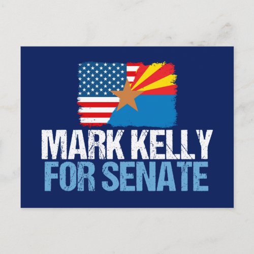 Mark Kelly for Senate 2022 Arizona Election Postcard