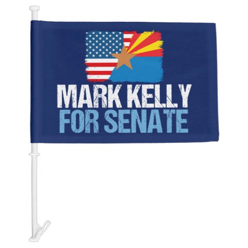 Mark Kelly for Senate 2022 Election Political Car Flag