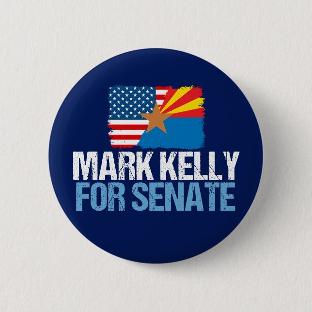 Mark Kelly for Senate Button (Front)