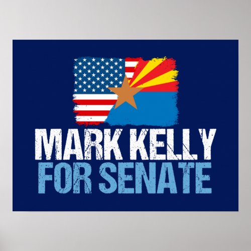 Mark Kelly for Senate Poster