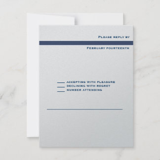 Mark Metallic Navy Bar Mitzvah Invitation Hebrew