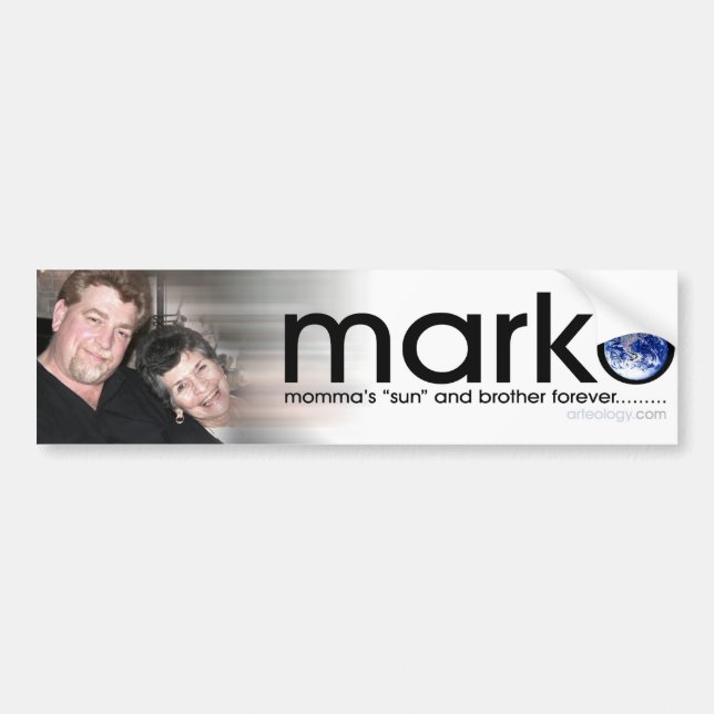 mark o bumper sticker (Front)